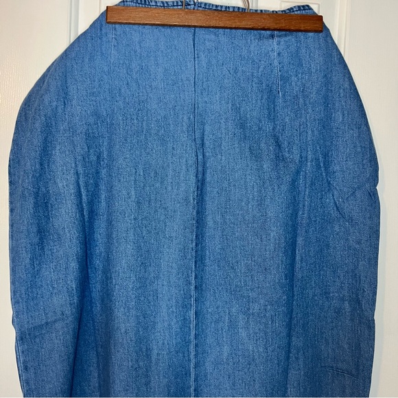 NWT Denim Jean skirt Southwestern style with fringe - Picture 5 of 5